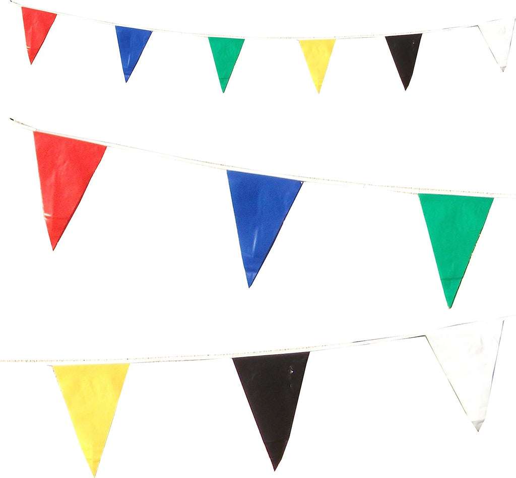 Multicoloured 10m Triangle Bunting