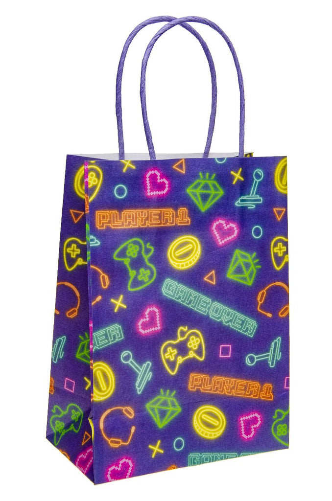 6 Large Gamer Paper Party Bags