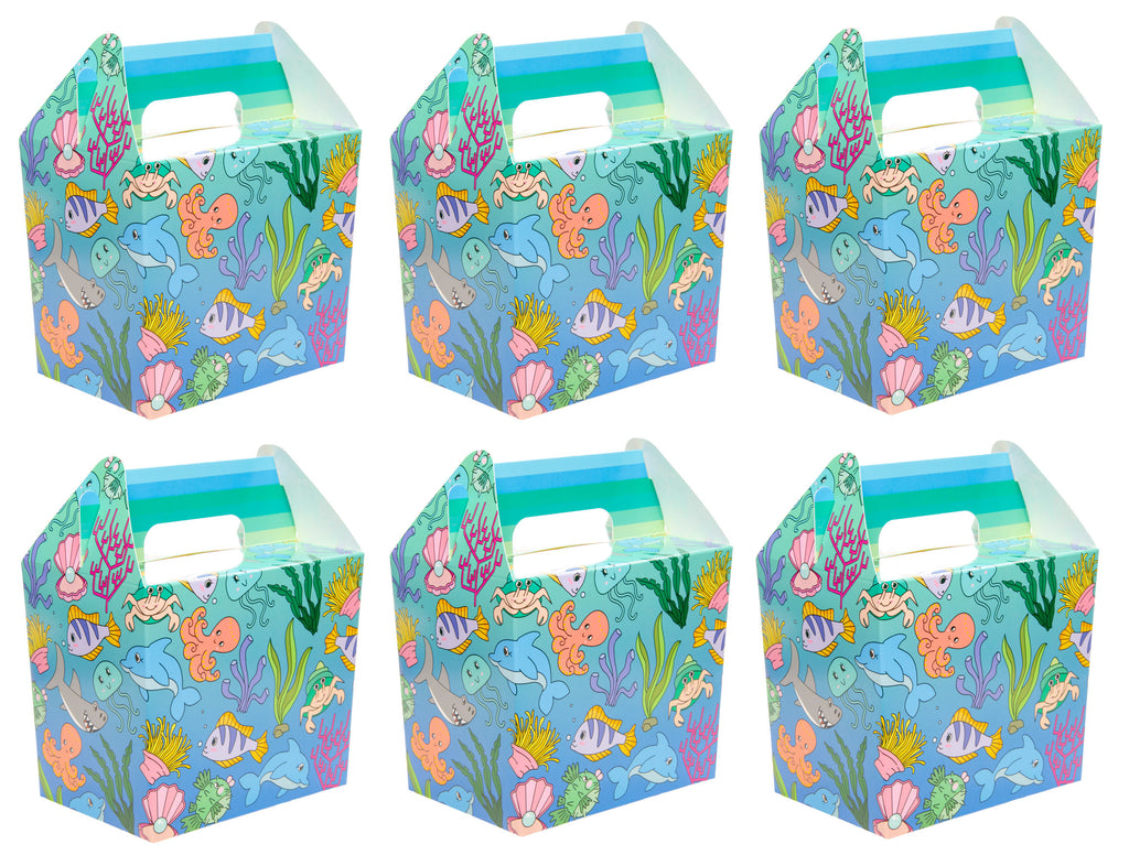 6 Sea Animal Party Food Lunch Boxes