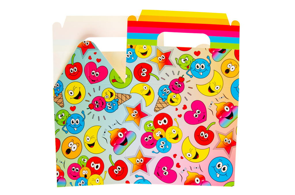 6 Happy Face Party Food Lunch Boxes