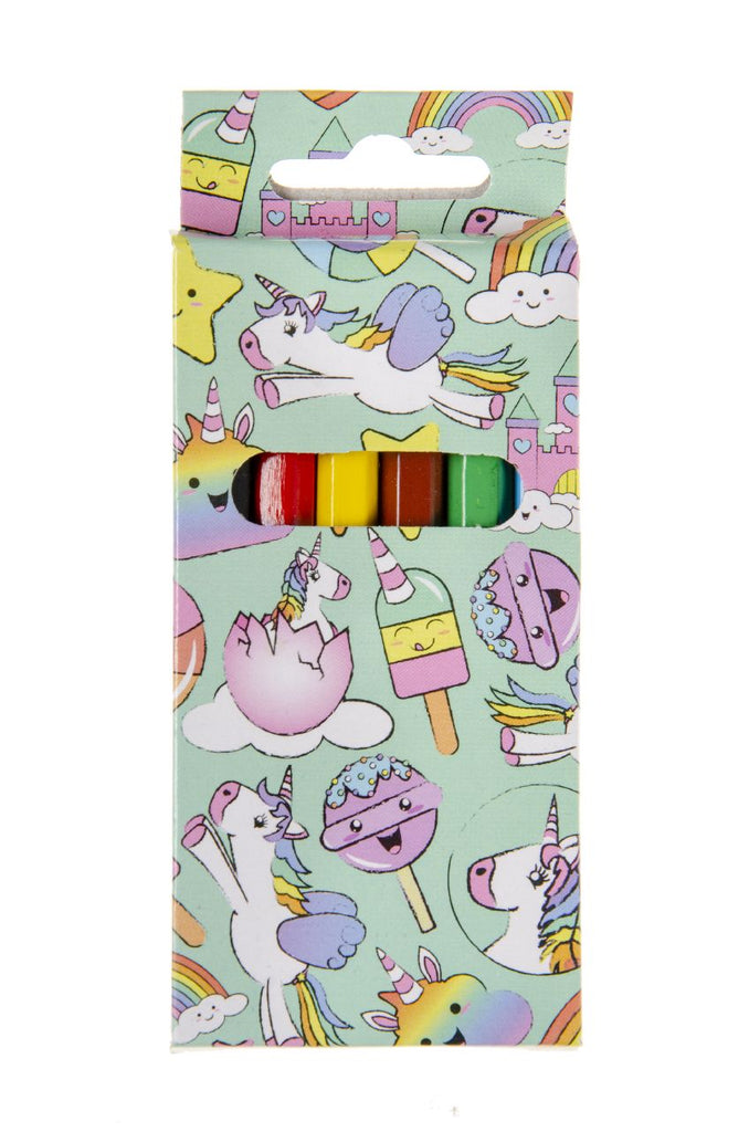 6 Unicorn Halfsize Colouring Pencils