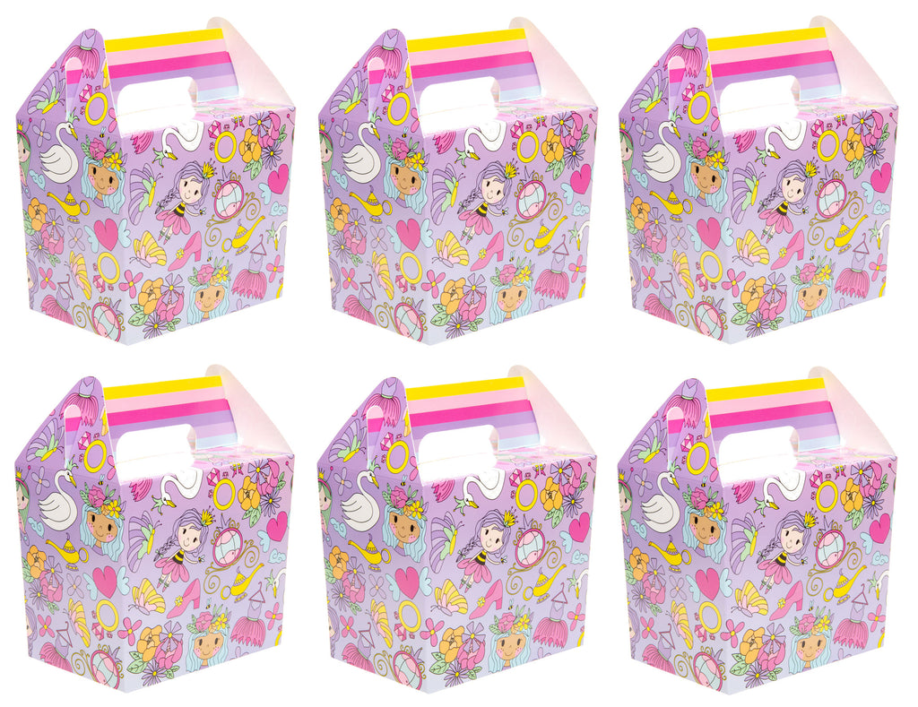 6 Princess Party Food Lunch Boxes