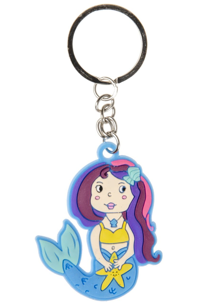 6 Mermaid Keychains