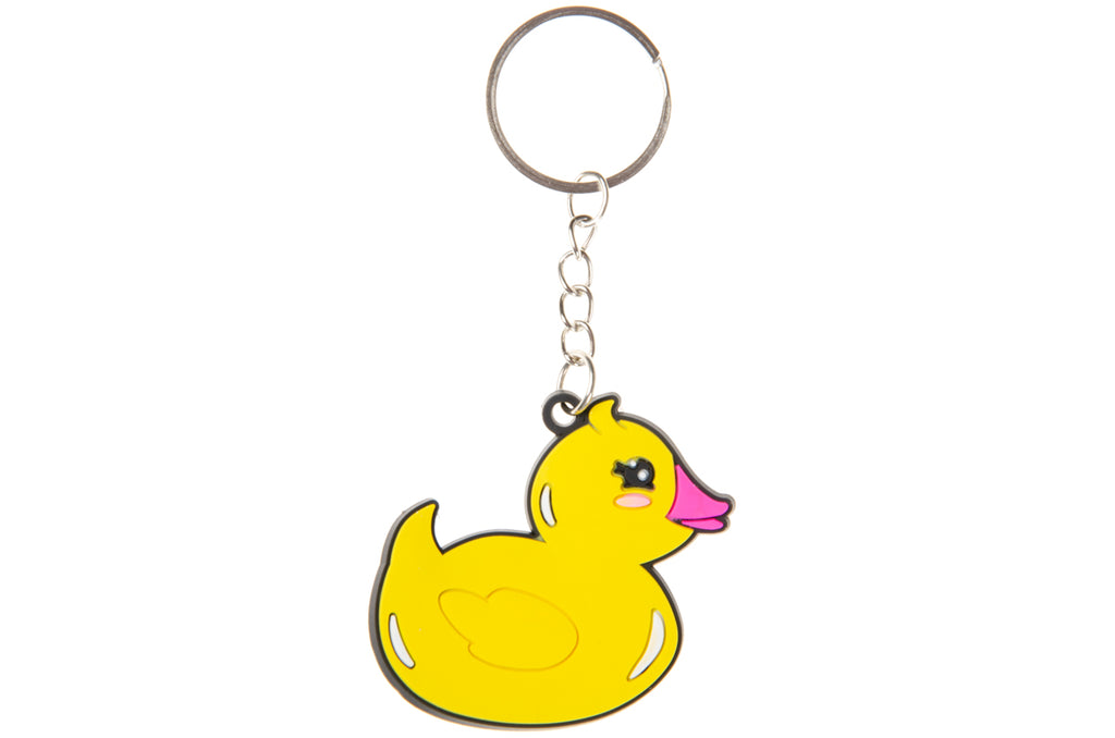 6 Colourful Duck Keychains