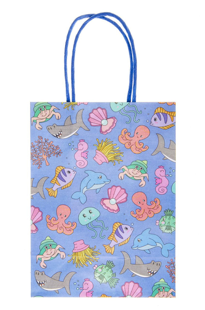 6 Large Sea Animal Paper Party Bags