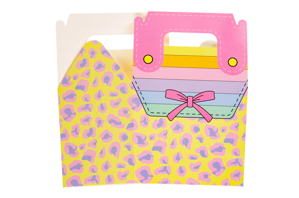 6 Girls Handbag Party Food Lunch Boxes