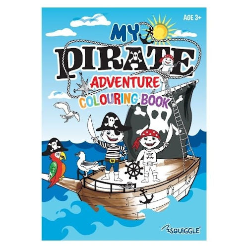 A4 My Pirate Adventure Colouring Book - Exciting Treasure Hunts High Quality Young Adventurers