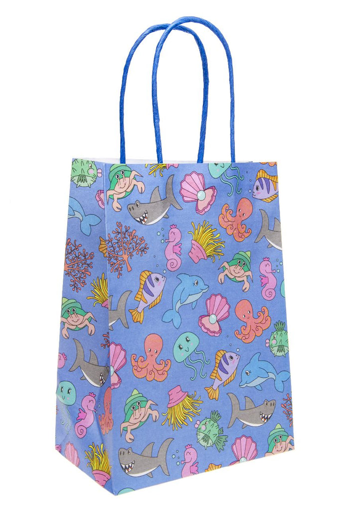 6 Large Sea Animal Paper Party Bags