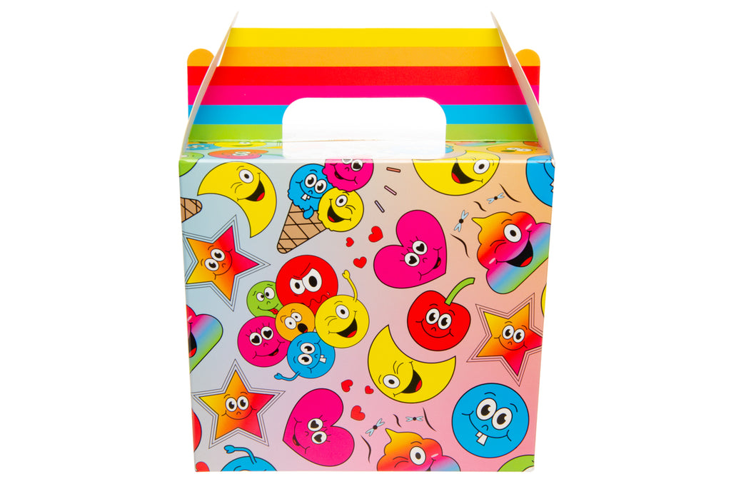 6 Happy Face Party Food Lunch Boxes