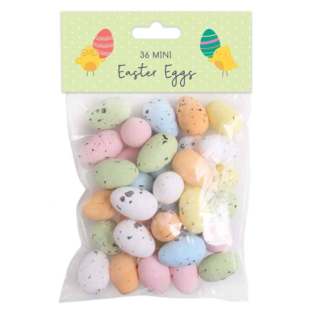 Easter Craft Eggs Mini - Assorted Colours DIY Holiday Decorations Festive Art Supplies Crafting