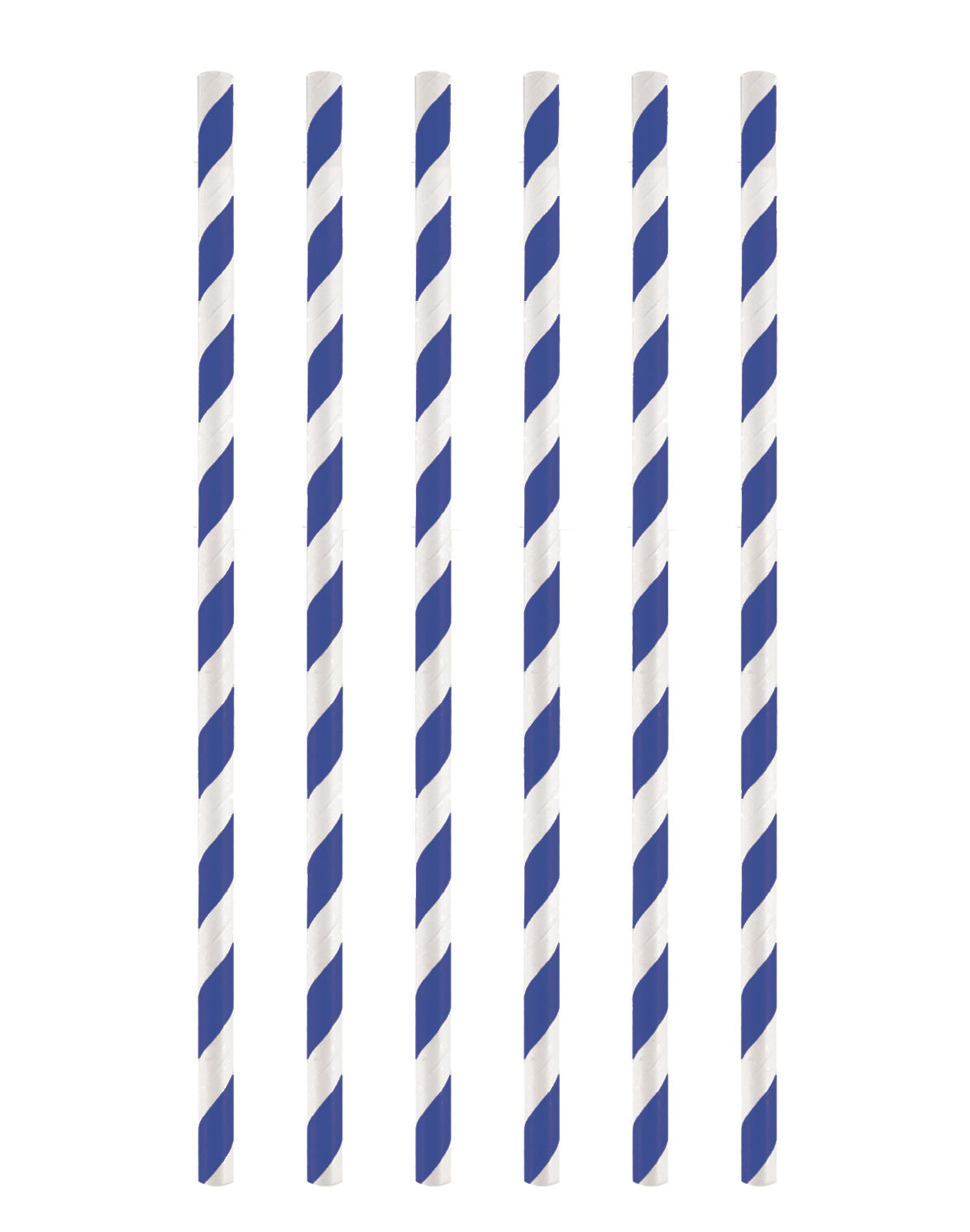 12 Blue Stripe Paper Bags | Party Perfecto